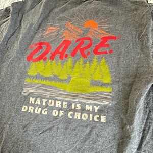 Gray D.A.R.E. Graphic T-Shirt